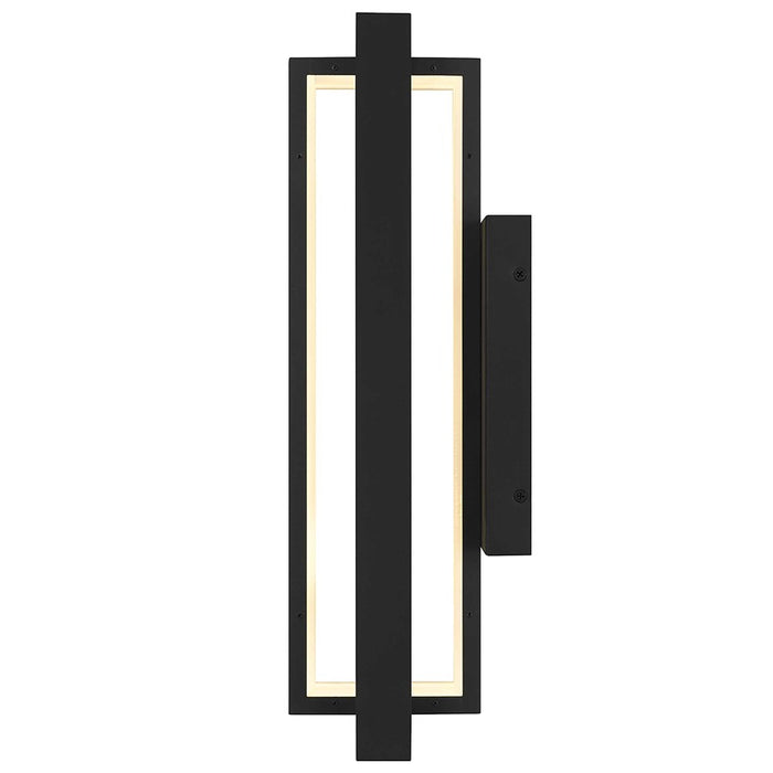 Alteck In/Out 18.5" LED Outdoor Wall Sconce, Sand Black