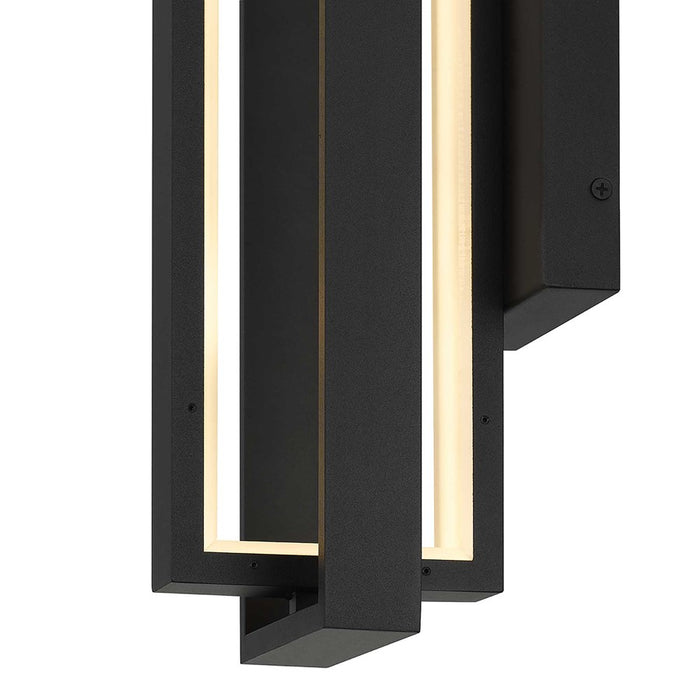 Alteck In/Out 18.5" LED Outdoor Wall Sconce, Sand Black
