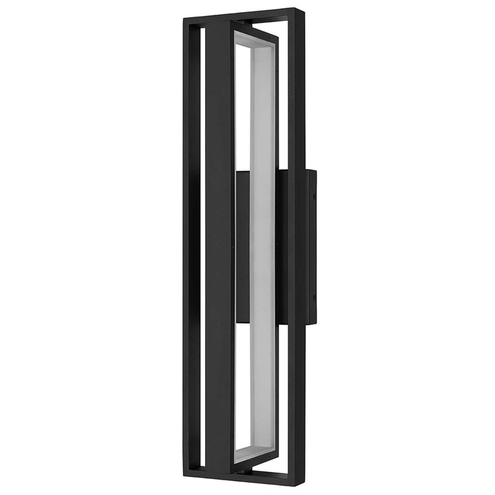 Alteck In/Out 24.5" LED Outdoor Wall Sconce, Sand Black