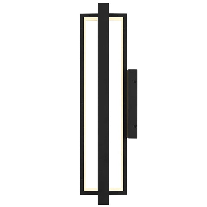 Alteck In/Out 24.5" LED Outdoor Wall Sconce, Sand Black