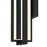 Alteck In/Out 24.5" LED Outdoor Wall Sconce, Sand Black