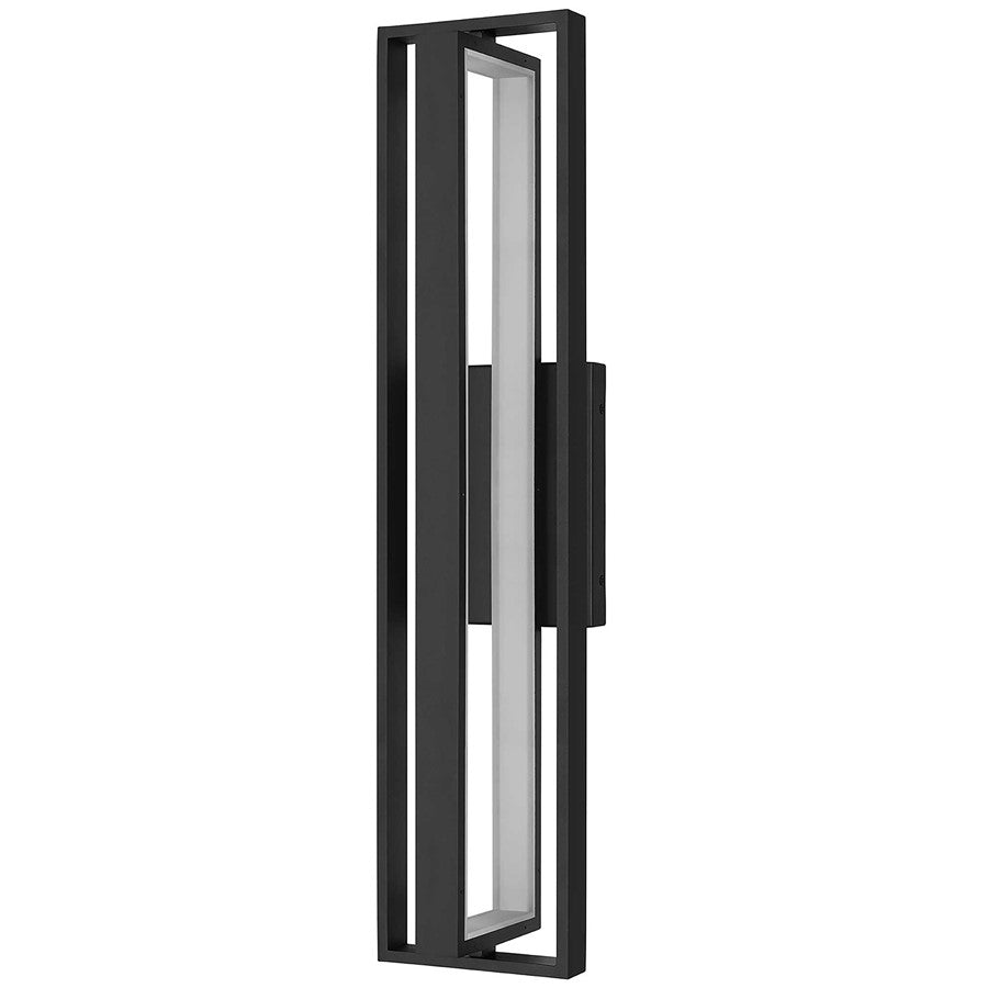 Alteck In/Out 32.5" LED Outdoor Wall Sconce, Sand Black
