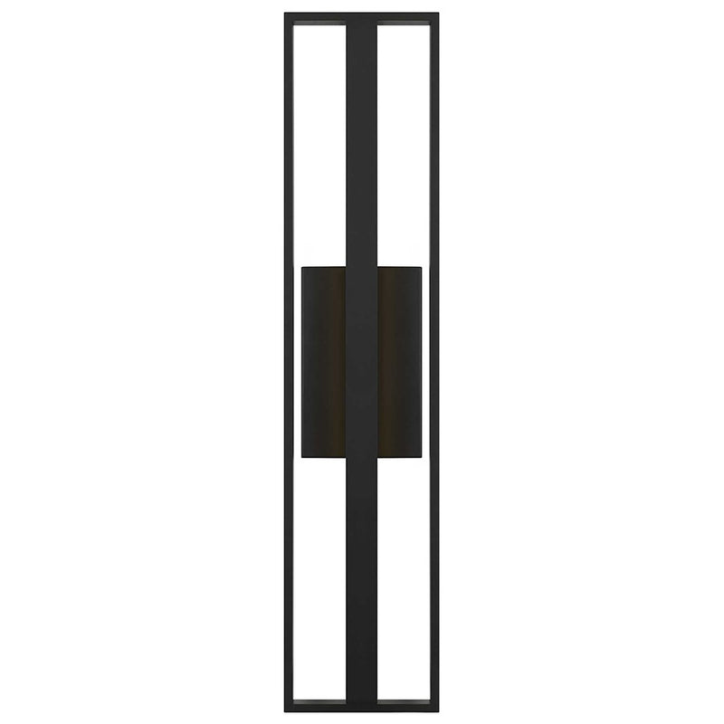 Alteck In/Out 32.5in LED Outdoor Wall Sconce | Contemporary Sand Black Aluminum and Frosted Acrylic | Patio & Corridor | Model AW0055-30-W-BK