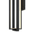 Alteck In/Out 32.5" LED Outdoor Wall Sconce, Sand Black