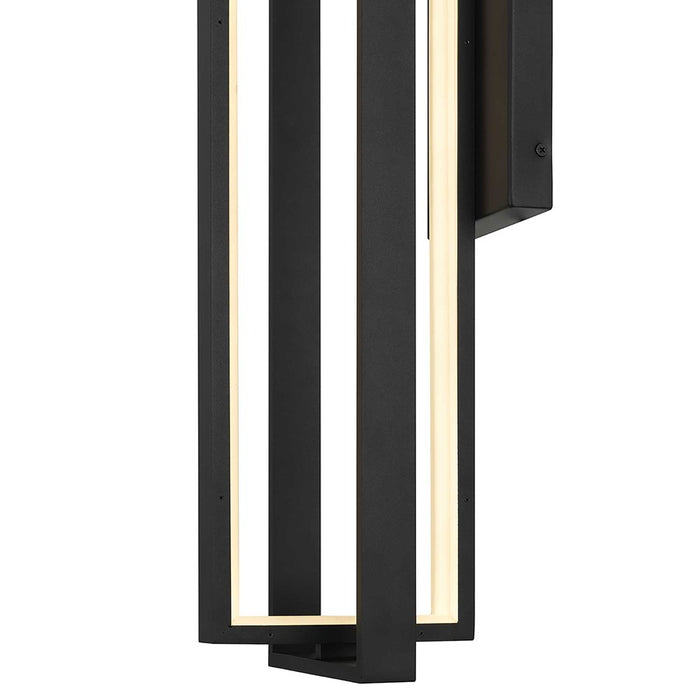 Alteck In/Out 32.5" LED Outdoor Wall Sconce, Sand Black