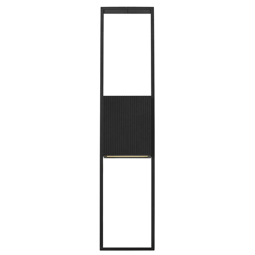 Alteck Miami 32" LED Outdoor Sconce, Black/Sand, Sand Black
