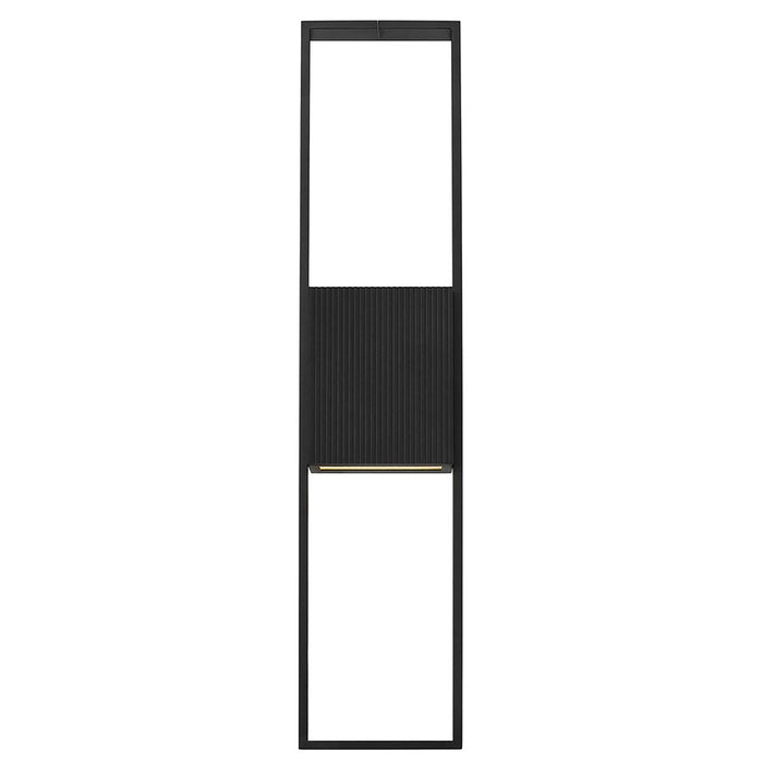 Alteck Miami 32" LED Outdoor Sconce, Black/Sand, Sand Black