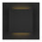 Alteck Miami 10.25" LED Outdoor Wall Sconce, Sand Black