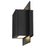Alteck Miami 8" LED Outdoor Sconce, Black/Sand, Sand Black