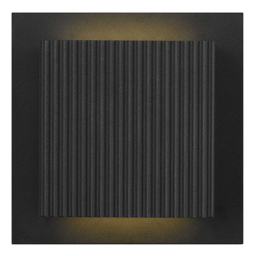 Alteck Miami 6.25" LED Outdoor Wall Sconce, Sand Black