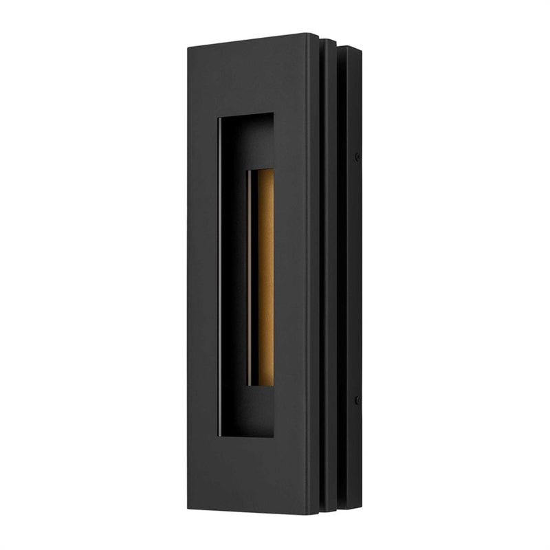 Alteck Layer 18" LED Outdoor Wall Sconce, Sand Black