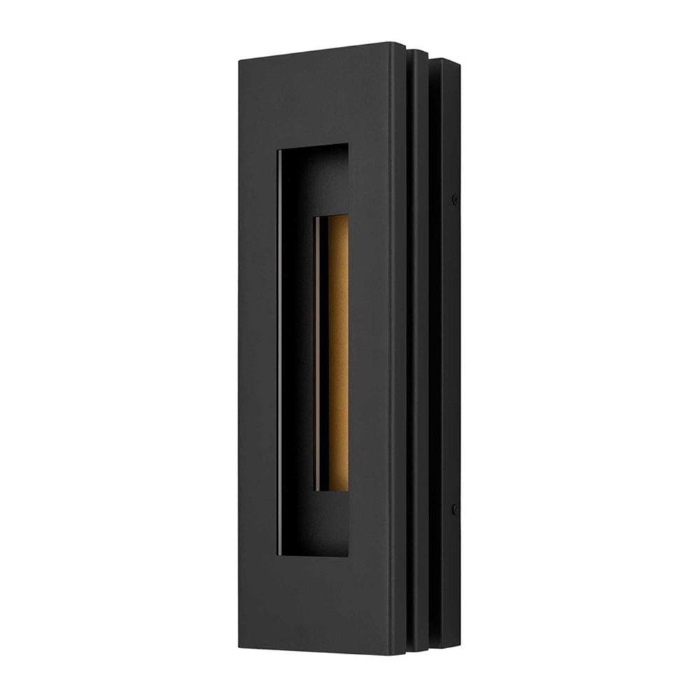 Alteck Layer 18" LED Outdoor Wall Sconce, Sand Black