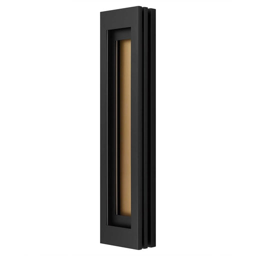 Alteck Layer 38" LED Outdoor Wall Sconce, Sand Black