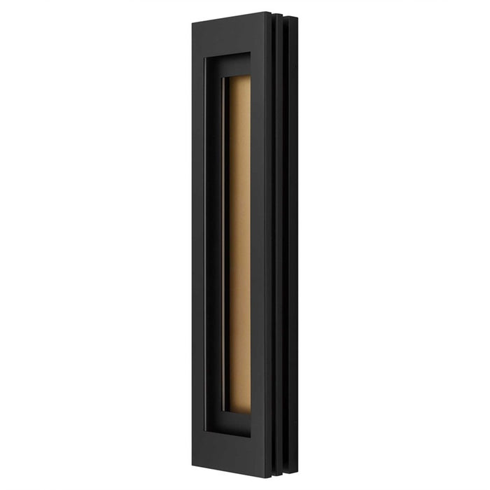 Alteck Layer 38" LED Outdoor Wall Sconce, Sand Black