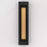 Alteck Layer 38" LED Outdoor Wall Sconce, Sand Black