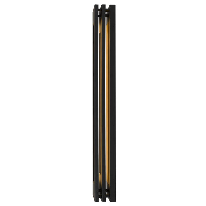 Alteck Layer 38" LED Outdoor Wall Sconce, Sand Black