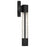Alteck Tig 14" LED Outdoor Sconce, Black/Clear, Sand Black