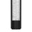 Alteck Tig 14" LED Outdoor Sconce, Black/Clear, Sand Black