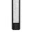 Alteck Tig 18" LED Outdoor Sconce, Black/Clear, Sand Black