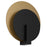 Alteck Eclipse 12.75" LED Outdoor Sconce, Sand Black
