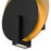 Alteck Eclipse 12.75" LED Outdoor Sconce, Sand Black