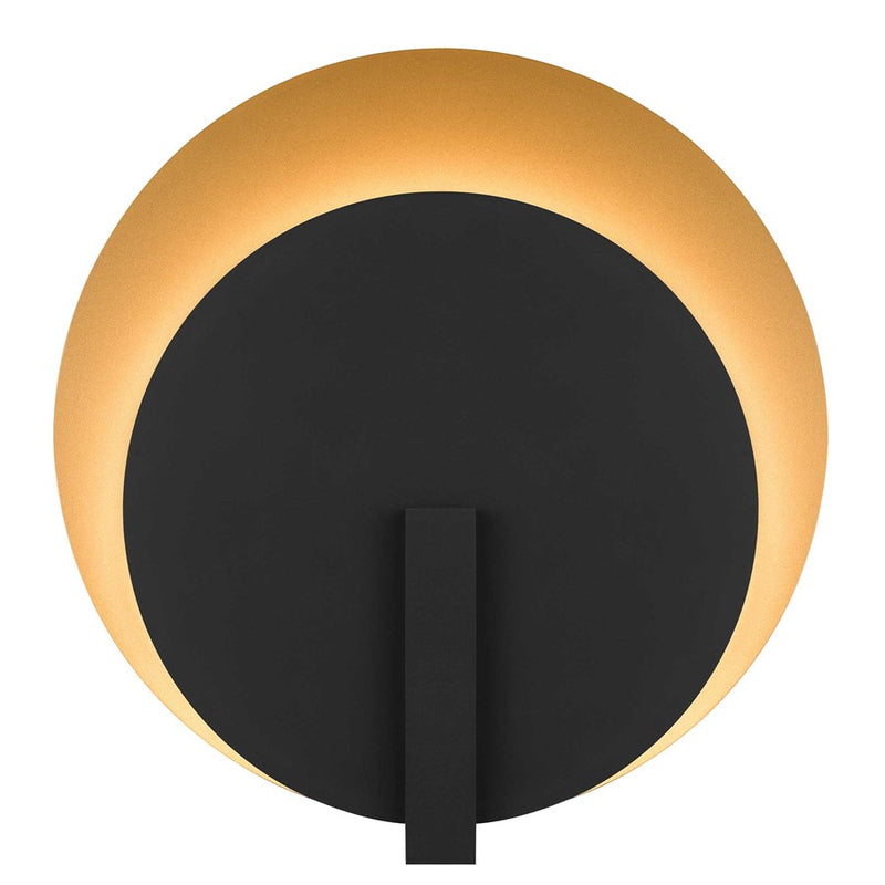Alteck Eclipse 18.75in 1-Light LED Outdoor Sconce | Contemporary Sand Black and Frosted Acrylic | Entryway & Covered | Model AW0090-3CCT-W-BK-PB