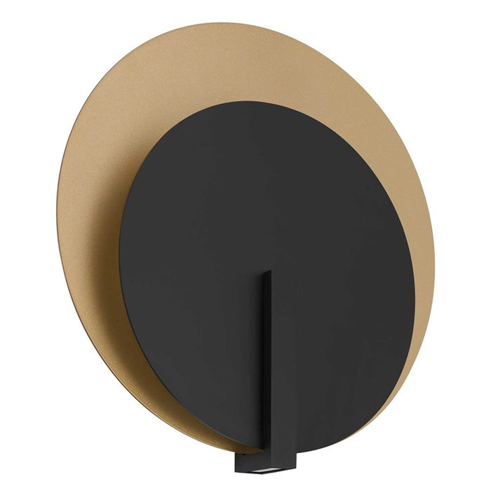 Alteck Eclipse 24.75" LED Outdoor Sconce, Sand Black