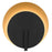 Alteck Eclipse 24.75" LED Outdoor Sconce, Sand Black