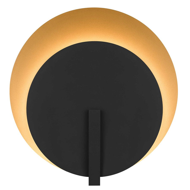 Alteck Eclipse 24.75in 1-Light Outdoor Sconce | Contemporary Sand Black Aluminum and Frosted Acrylic | Entryway & Patio | Model AW0091-3CCT-W-BK-PB