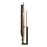 Alteck Eclipse 24.75" LED Outdoor Sconce, Sand Black
