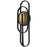 Alteck Raymond 30" LED Outdoor Wall Sconce, Sand Black