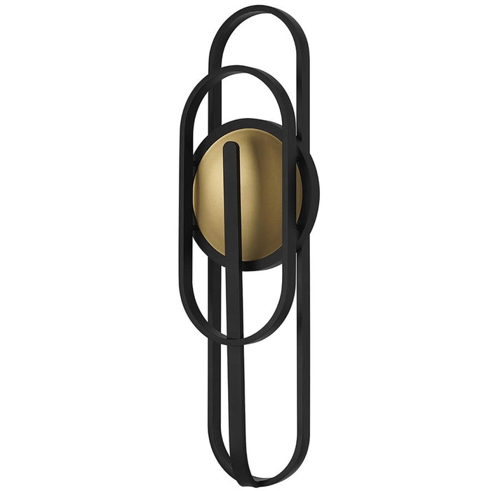Alteck Raymond 30" LED Outdoor Wall Sconce, Sand Black