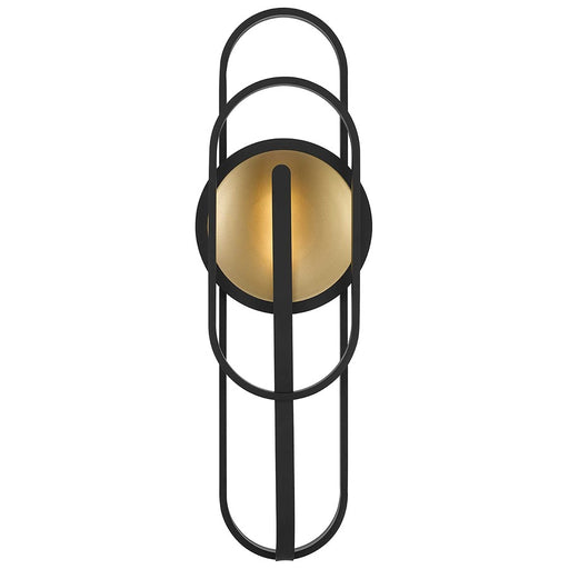 Alteck Raymond 30" LED Outdoor Wall Sconce, Sand Black