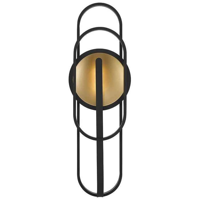 Alteck Raymond 30" LED Outdoor Wall Sconce, Sand Black
