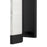 Alteck Solice 20" LED Outdoor Sconce, Black/Clear, Sand Black