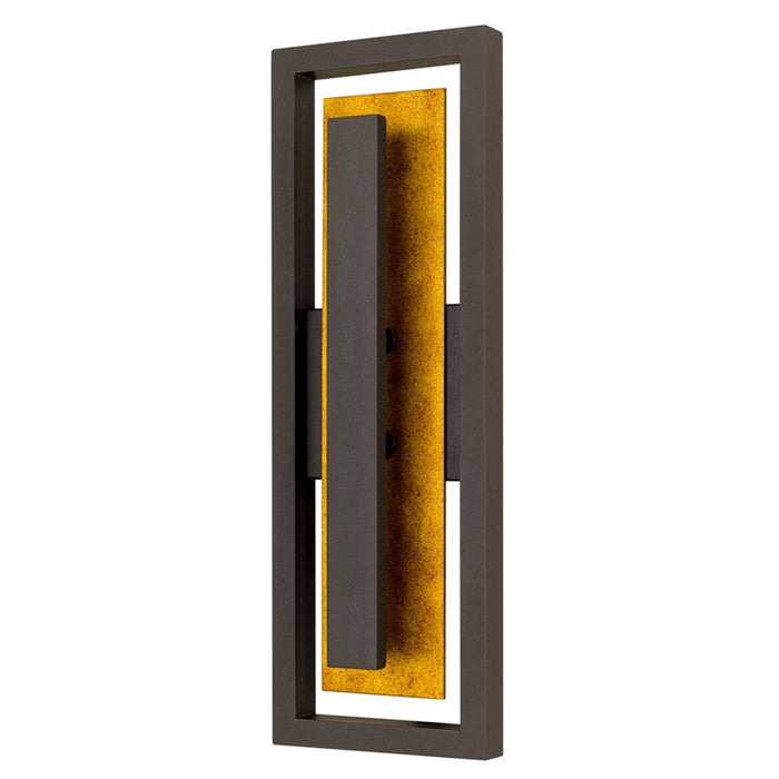 Alteck Panels 20" LED Outdoor Wall Sconce, Dark Bronze