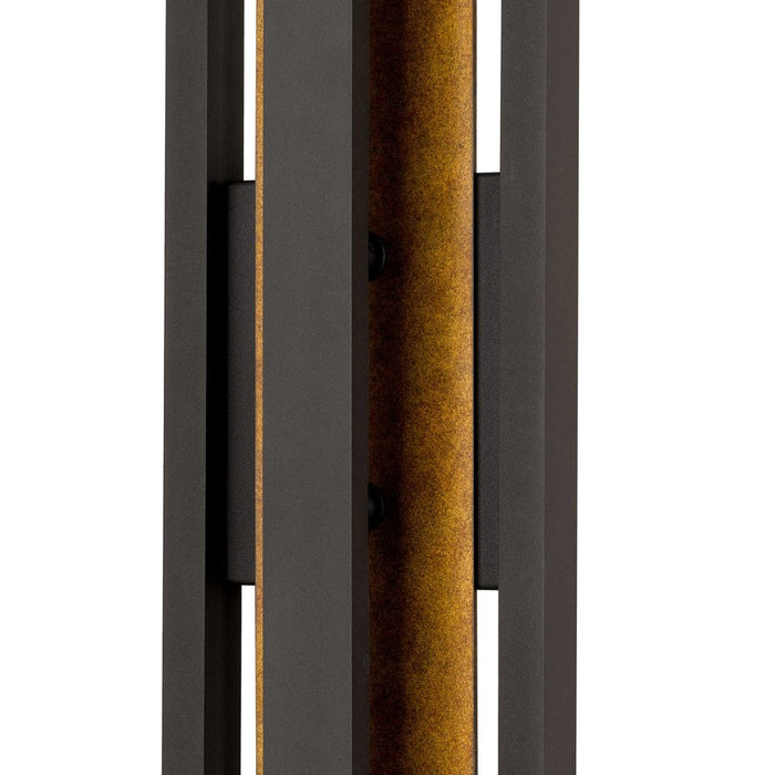 Alteck Panels 26" LED Outdoor Wall Sconce, Dark Bronze