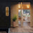 Alteck Panels 26" LED Outdoor Wall Sconce, Dark Bronze