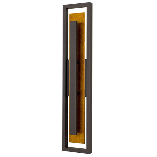 Alteck Panels 32" LED Outdoor Wall Sconce, Dark Bronze - AW0101-3CCT-W-DB