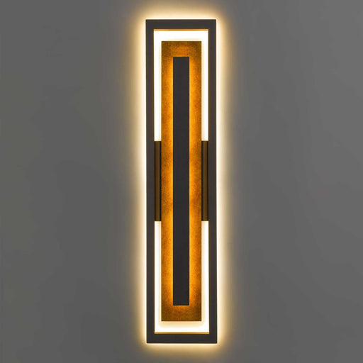 Alteck Panels 32" LED Outdoor Wall Sconce, Dark Bronze