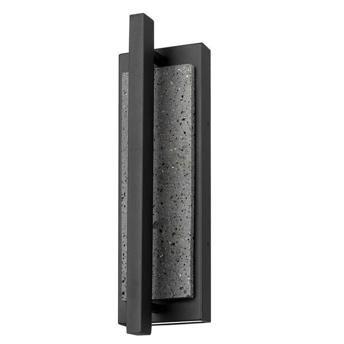 Alteck Dakota 16" LED Outdoor Wall Sconce, Sand Black