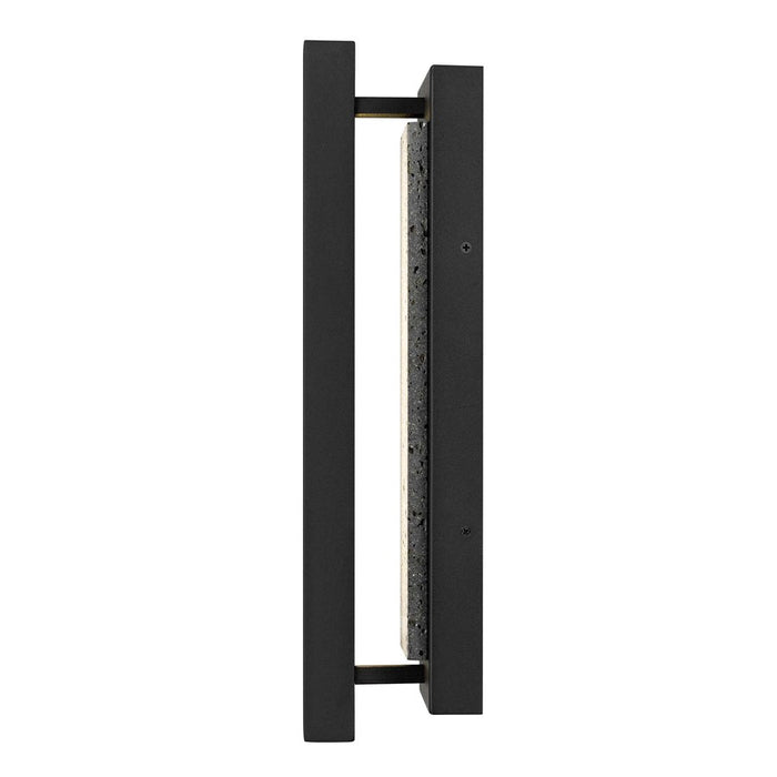 Alteck Dakota 16" LED Outdoor Wall Sconce, Sand Black