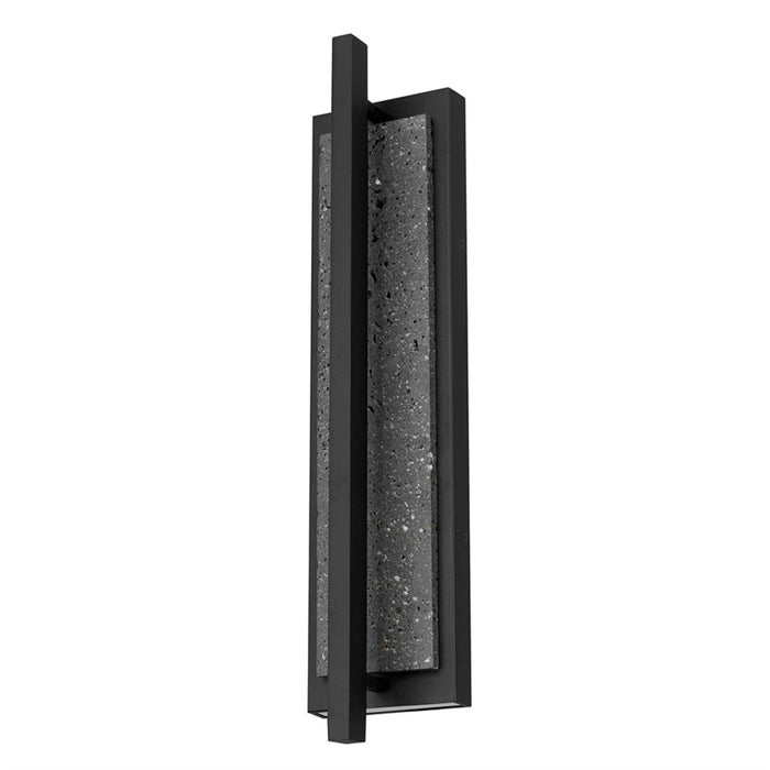 Alteck Dakota 24" LED Outdoor Wall Sconce, Sand Black