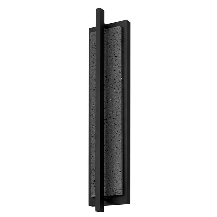 Alteck Dakota 32" LED Outdoor Wall Sconce, Sand Black