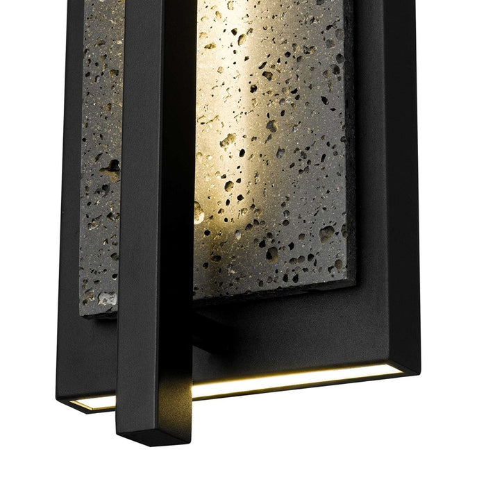 Alteck Dakota 32" LED Outdoor Wall Sconce, Sand Black