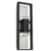 Alteck Mars 18" LED Outdoor Sconce, Black/Clear, Sand Black - AW0106-3CCT-W-BK