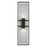 Alteck Mars 32" LED Outdoor Sconce, Black/Clear, Sand Black