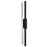 Alteck Mars 32" LED Outdoor Sconce, Black/Clear, Sand Black