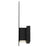 Alteck Slot 15" LED Outdoor Sconce, Black/Sand, Sand Black