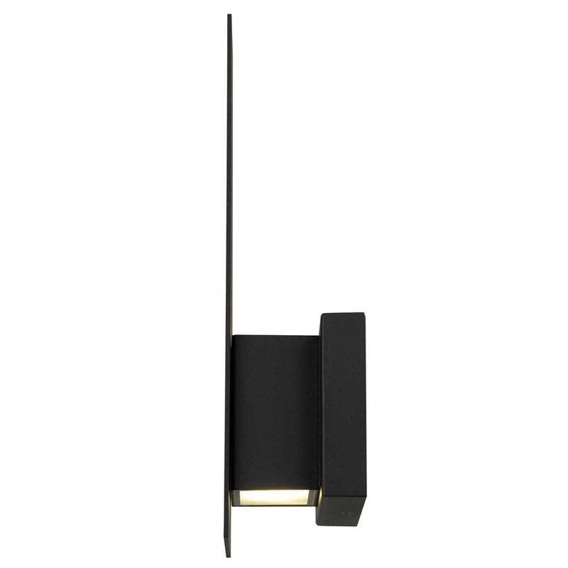 Alteck Slot 15in LED Outdoor Sconce | Contemporary Sand Black Aluminum | Entryway & Covered Patio | 5 x 15 in | Model AW0109-3CCT-W-BK